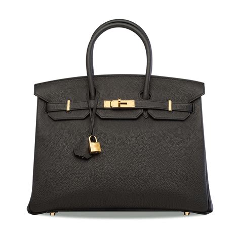 birkin 35 black gold hardware